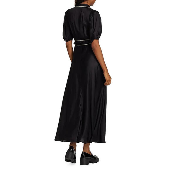 New/Missing belt, The Great Melody Belted Satin Midi-Dress Size 3 #MD1470 - Picture 8 of 11